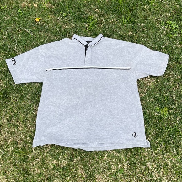 Tommy Hilfiger Striped Skater Polo with Zip Collar - Picture 1 of 4